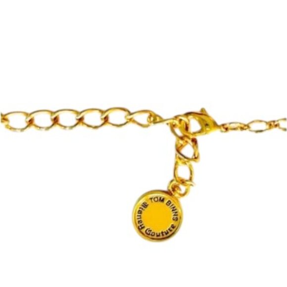 ✨RARE Tom Binns for Disney Couture Cheshire Cat Necklace✨ - Picture 3 of 4